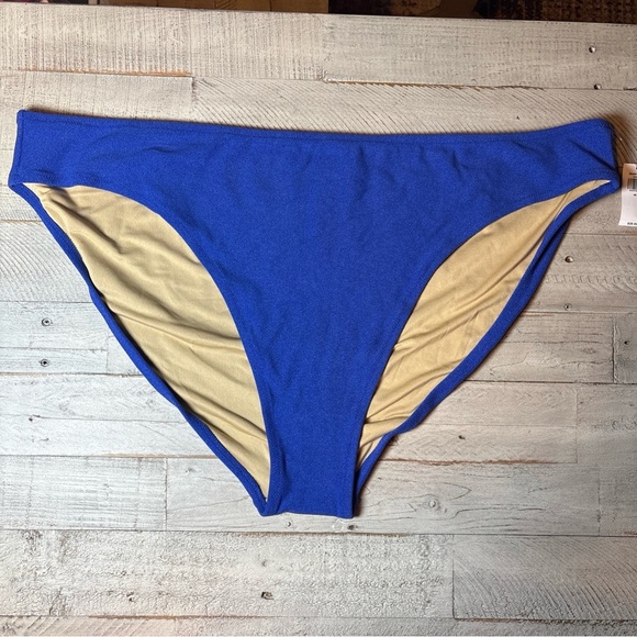 Old Navy Blue Size 4xl Classic Terry fabric Bikini Swim Bottom - Picture 1 of 15